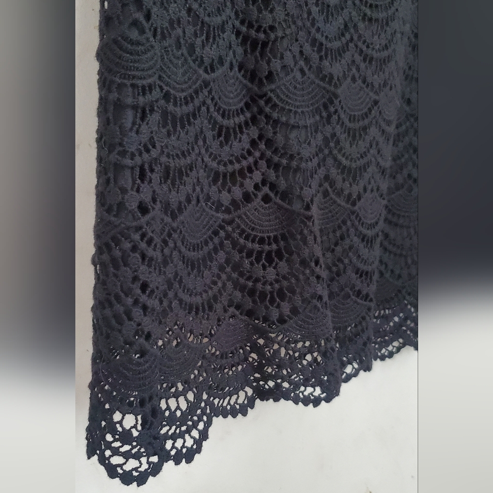 Elle Brand Black Lace Skirt